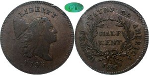 GFRC Open Set Registry - Piedmont 1795-1797 Liberty Cap Sm Head 0.5C