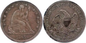 GFRC Open Set Registry - RCA 1865 Seated  25C