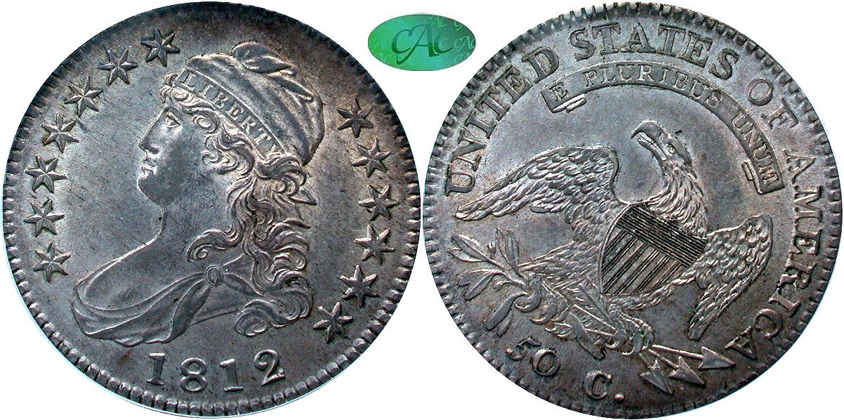 Capped Bust 50C 1812