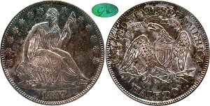 GFRC Open Set Registry - Greene 1877 Seated  50C