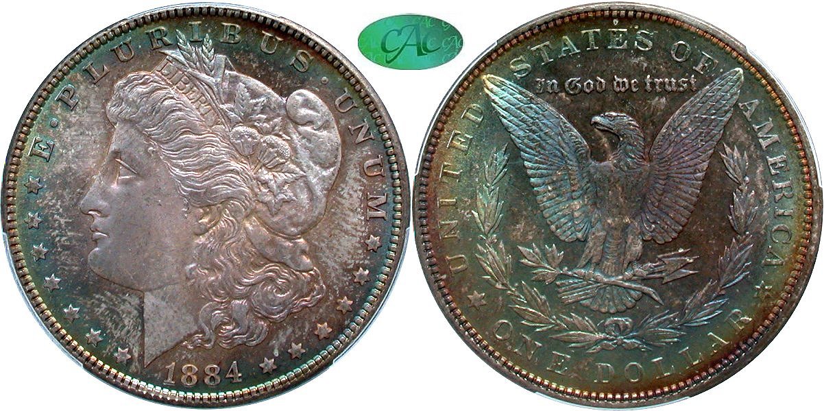 Morgan $1 1884