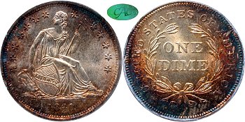 GFRC Open Set Registry - Gerry Fortin 1840 Seated No Drapery 10C