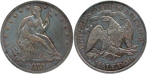 GFRC Open Set Registry - BL 1878 Seated  50C