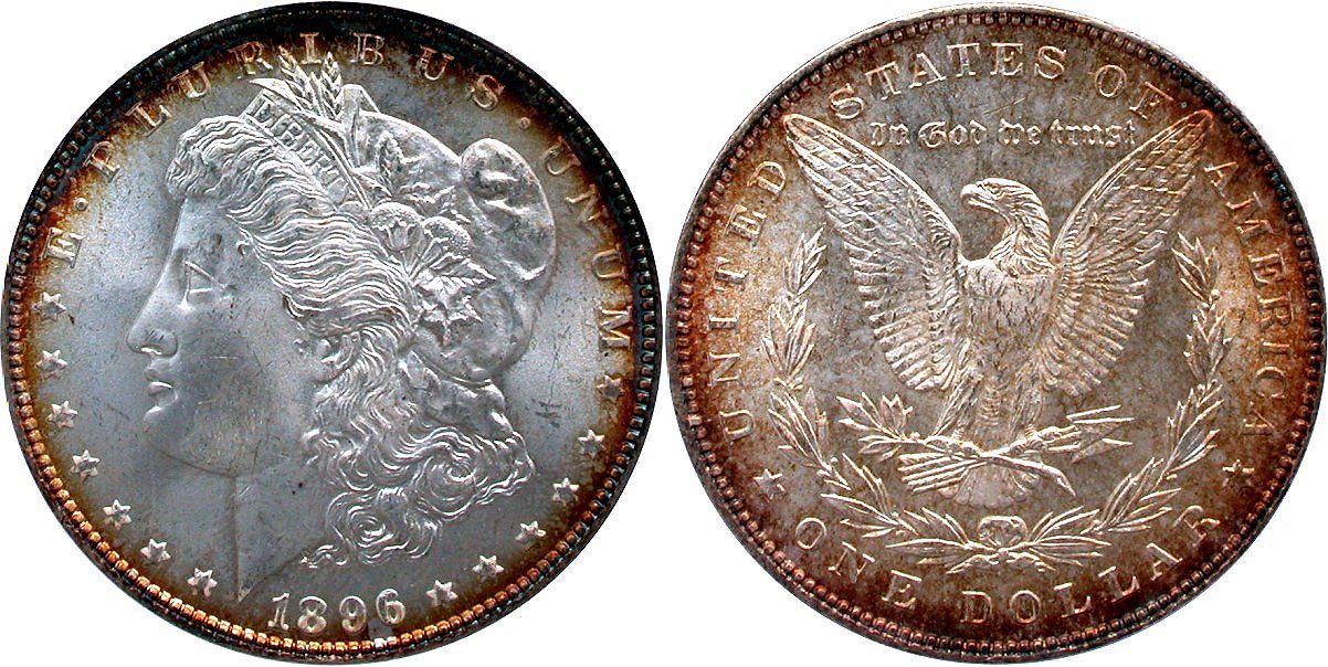 Morgan $1 1896