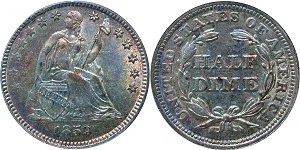 GFRC Open Set Registry - Dale Miller 1859 Seated  5C