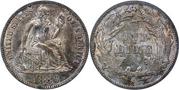 GFRC Open Set Registry - Tim Cook MD 1886 Seated  10C