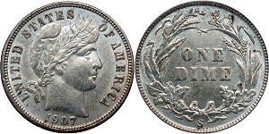 GFRC Open Set Registry - North Georgia 1907 Barber  10C