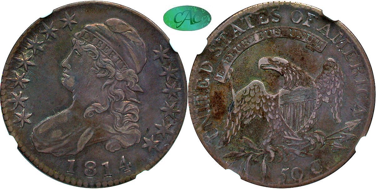 Capped Bust 50C 1814