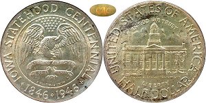 GFRC Open Set Registry - Seated Appalachians Halves 1946 Early Commemorative Iowa 50C