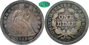 GFRC Open Set Registry - Copper Harbor 1856 Seated  10C