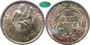 GFRC Open Set Registry - Copper Harbor 1876 Seated  10C