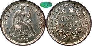 GFRC Open Set Registry - Tim Cook MD 1842 Seated  10C