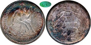 GFRC Open Set Registry - Piedmont 1875 Seated  10C