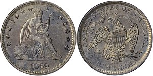 GFRC Open Set Registry - Forest Hill 1869 Seated  25C