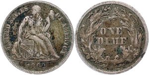 GFRC Open Set Registry - Civil War 1862 Seated  10C