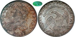 GFRC Open Set Registry - J B N 1817 Capped Bust  50C