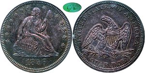 GFRC Open Set Registry - Ash 1856 Seated  25C