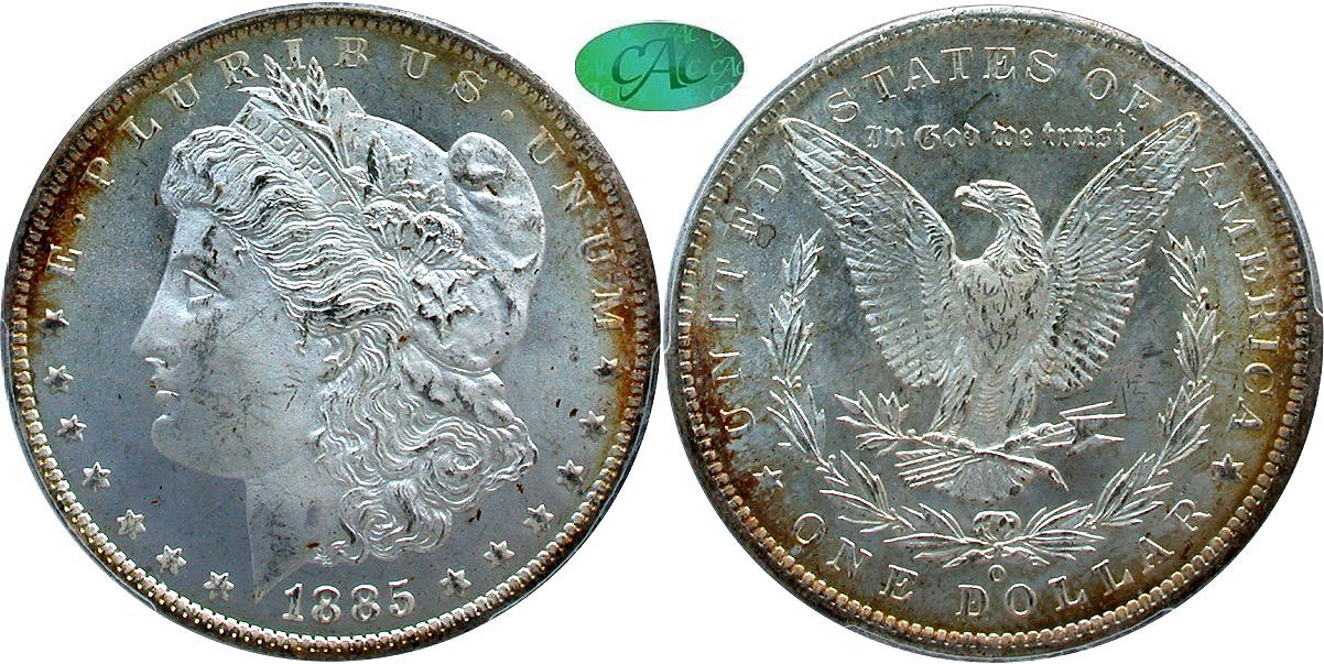 Morgan $1 1885O