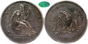 GFRC Open Set Registry - Piedmont 1839-1839 Seated No Drapery 50C