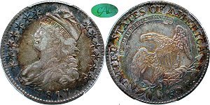 GFRC Open Set Registry - Long Island 1817 Capped Bust  50C