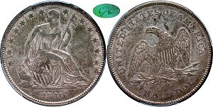 GFRC Open Set Registry - Greene 1840 Seated  50C