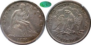 GFRC Open Set Registry - BL 1870 Seated  50C