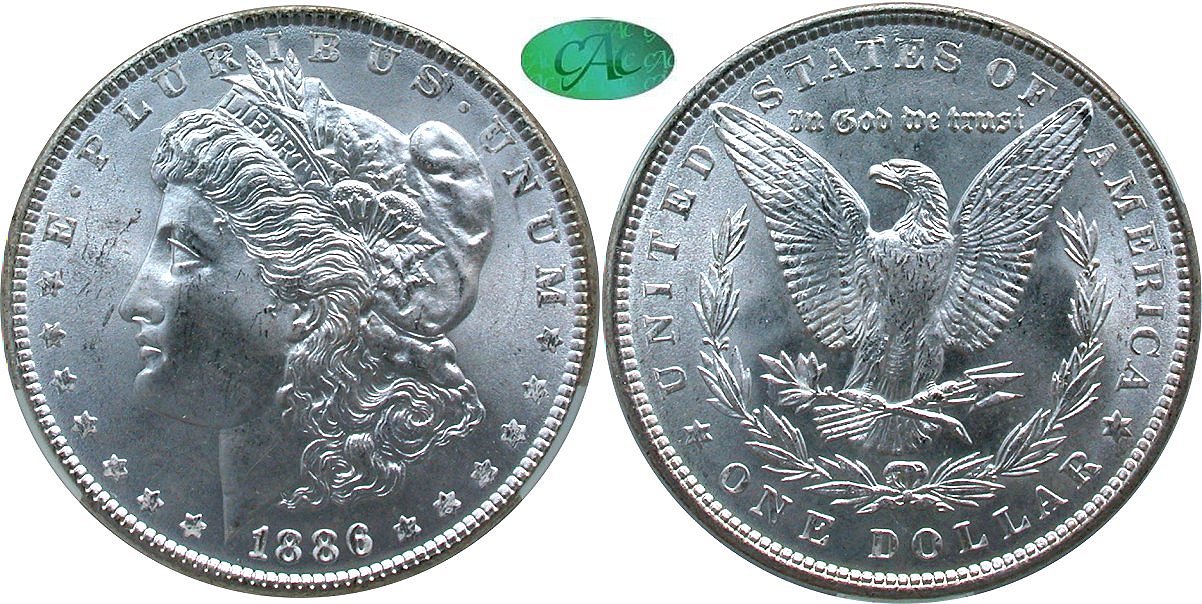 Morgan $1 1886