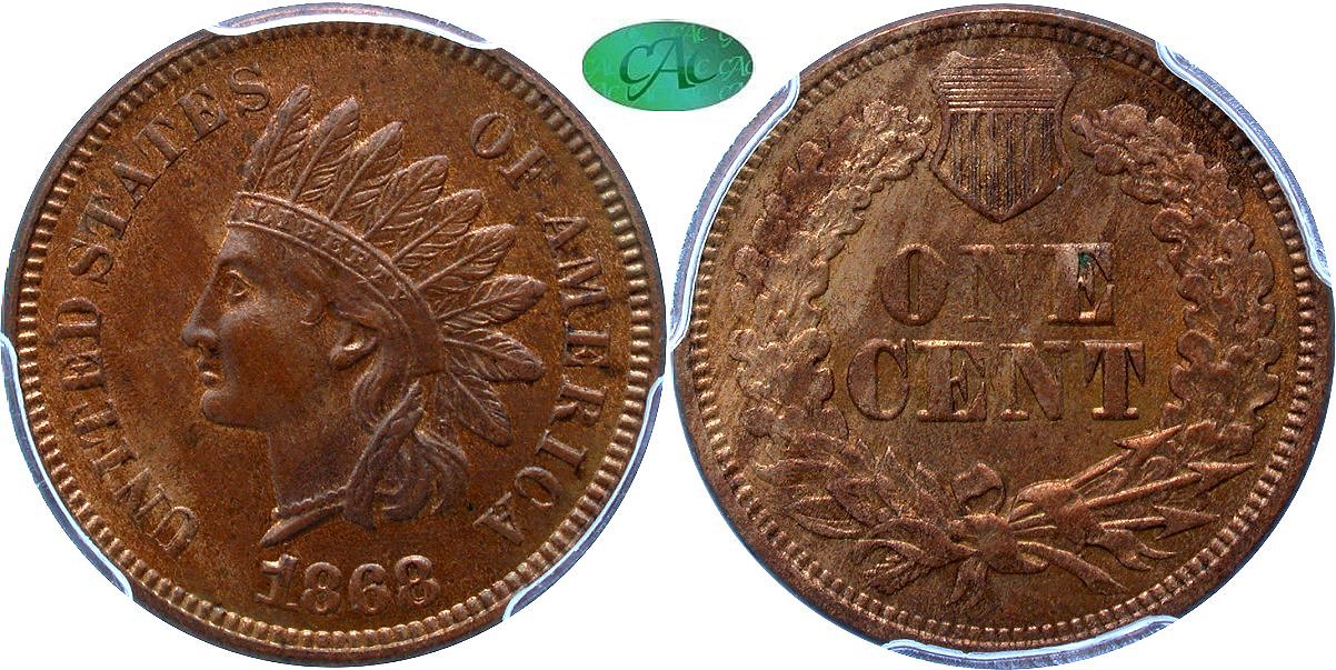 Indian 1C 1868
