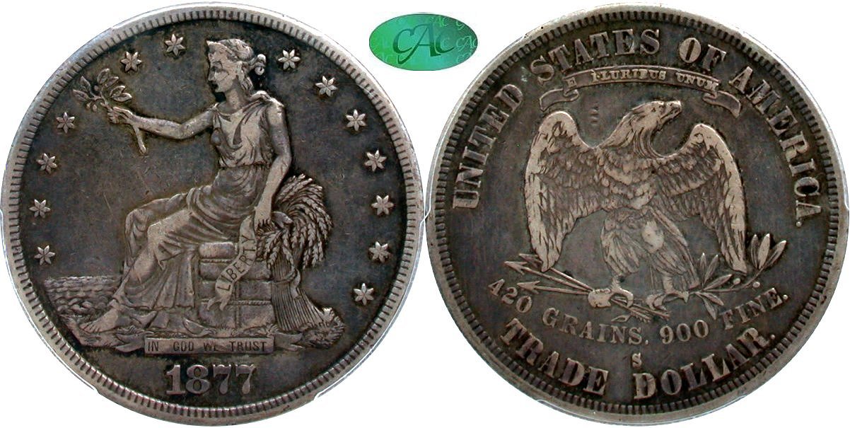 Trade $1 1877S