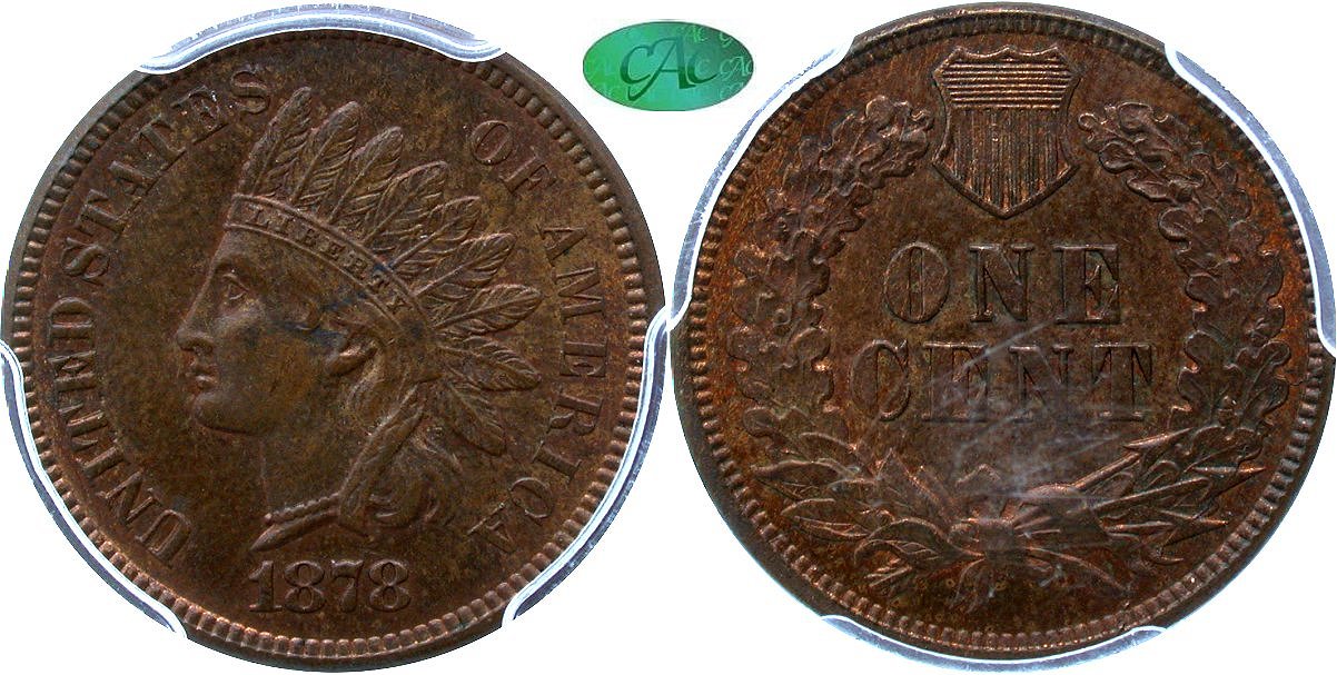 Indian 1C 1878