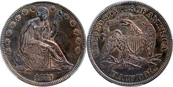 GFRC Open Set Registry - Greene 1873 Seated No Arrows 50C