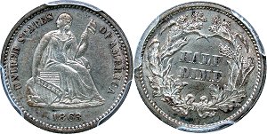 GFRC Open Set Registry - Civil War 1863 Seated  10C