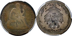 GFRC Open Set Registry - Copper Harbor 1863 Seated  10C