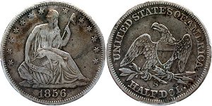 GFRC Open Set Registry - BL 1856 Seated  50C