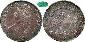 GFRC Open Set Registry - Long Island 1826 Capped Bust  50C