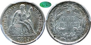 GFRC Open Set Registry - Piedmont 1869 Seated  10C