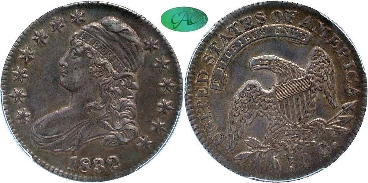 Capped Bust 50C 1832