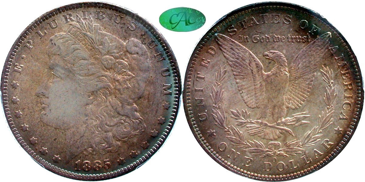 Morgan $1 1885O