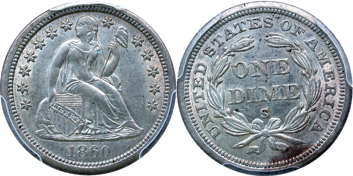 Seated 10C 1860S