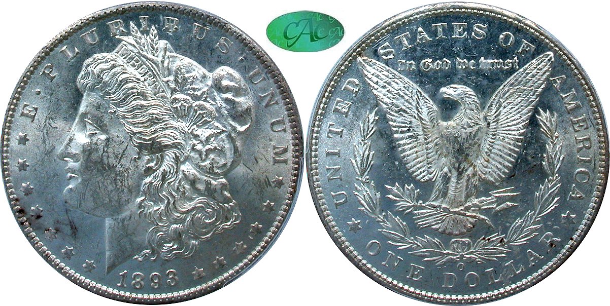 Morgan $1 1893O