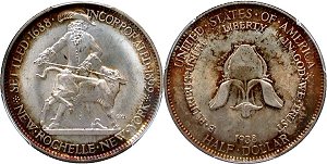 GFRC Open Set Registry - nacnud 1938 Early Commemorative New Rochelle 50C