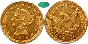 GFRC Open Set Registry - Mountain Home_ 1840 - 1907 Gold Liberty G$2.5