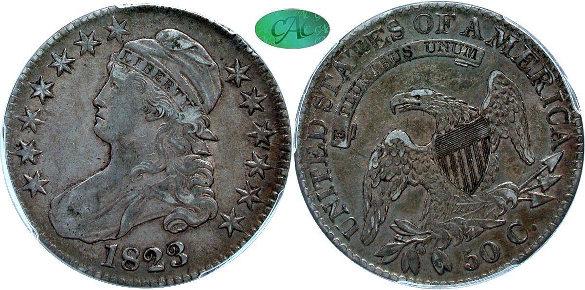 Capped Bust 50C 1823
