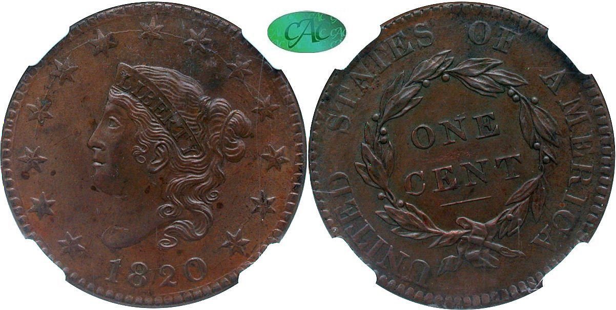 Early Copper 1C 1820