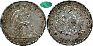 GFRC Open Set Registry - TGM 1879 Seated  50C