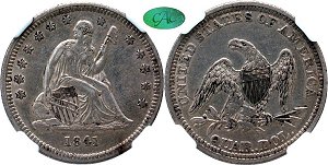 GFRC Open Set Registry - RCA 1841 Seated  25C