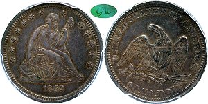 GFRC Open Set Registry - RCA 1862 Seated  25C