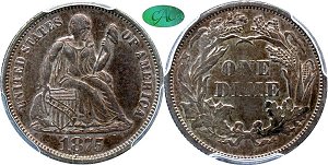 GFRC Open Set Registry - Wild and Wonderful in WV 1861-1878 Seated No Legend Reverse, Type 1 10C