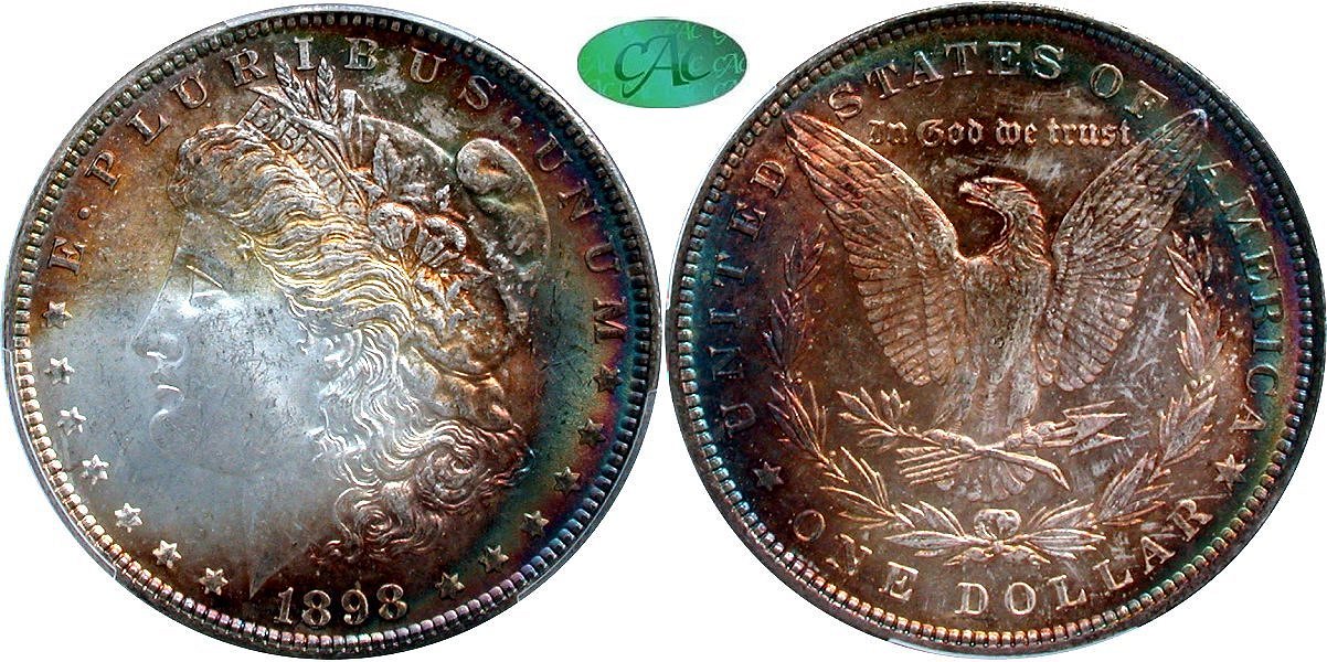 Morgan $1 1898