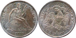GFRC Open Set Registry - Forest Hill 1872 Seated  50C